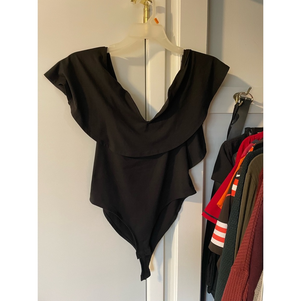 black bodysuit